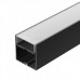 Основное фото Профиль Arlight SL-LINE-7477-2500 BLACK+OPAL 027991: Купить в Интернет магазин освещения GCSVET.RU