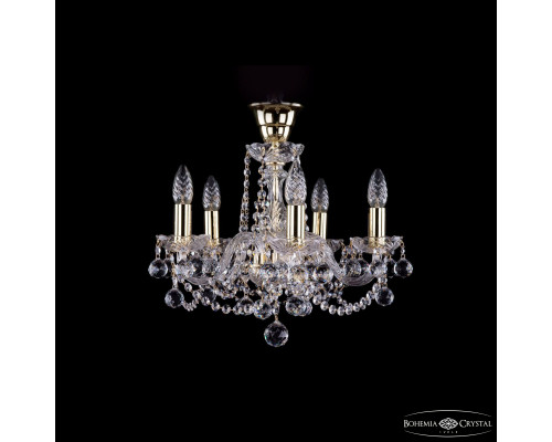 Основное фото Люстра подвесная Bohemia Ivele Crystal 1402/5/141 G Balls tube: Купить в Интернет магазин освещения GCSVET.RU