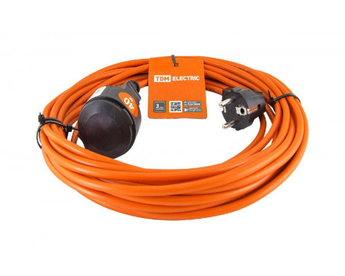 Основное фото Удлинитель-шнур силовой УШ6 TDM Electric SQ1301-0603: Купить в Интернет магазин освещения GCSVET.RU