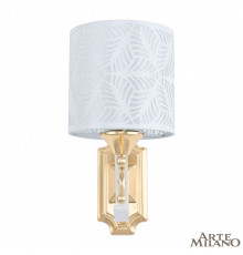 Настенный светильник Arte Milano Florentia-2097 302097/1W Wh/Gd