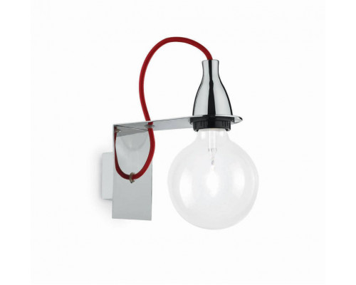 Основное фото Настенный светильник Ideal Lux Minimal AP1 Cromo 045207: Купить в Интернет магазин освещения GCSVET.RU