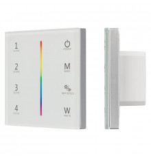 Панель Arlight Sens Smart-P22-RGBW White (12-24V, 4x3A, 2.4G) 025168