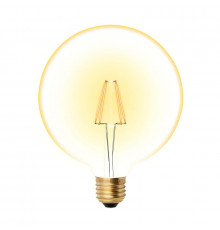 Филаментная лампа светодиодная (UL-00002358) Uniel E27 8W 2250K прозрачная LED-G125-8W/GOLDEN/E27 GLV21GO