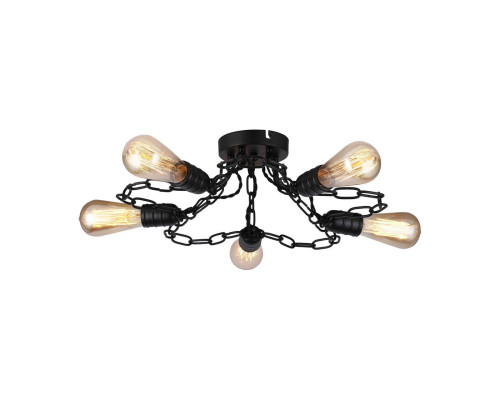 Основное фото Люстра потолочная Arte Lamp A9344PL-5BK: Купить в Интернет магазин освещения GCSVET.RU