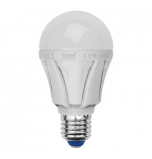Светодиодная лампочка Uniel Яркая LED-A60 8W/NW/E27/FR PLP01WH картон