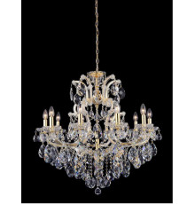 Люстра подвесная Crystal Lux Isabel SP11 Gold/Transparent
