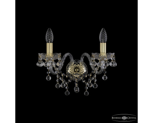 Основное фото Настенный светильник Bohemia Ivele Crystal 1409B/2/160 G: Купить в Интернет магазин освещения GCSVET.RU
