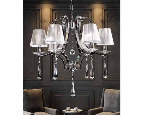 Дополнительное фото Люстра подвесная Lumina Deco Venisia LDP 8810-6 SL: Купить в Интернет магазин освещения GCSVET.RU