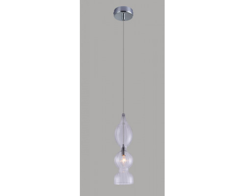 Дополнительное фото Светильник подвесной Crystal Lux Iris SP1 B Transparent: Купить в Интернет магазин освещения GCSVET.RU
