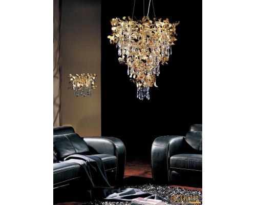 Дополнительное фото Люстра подвесная Crystal Lux Romeo SP10 Gold D600: Купить в Интернет магазин освещения GCSVET.RU