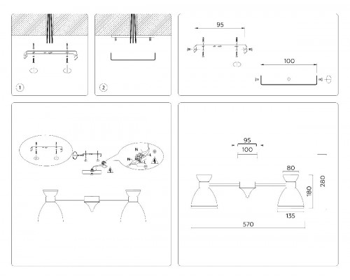 Дополнительное фото Люстра потолочная Ambrella Light Modern Homy TR3177: Купить в Интернет магазин освещения GCSVET.RU