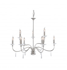 Люстра подвесная Elstead Lighting Finsbury park FP9-POL-NICKEL