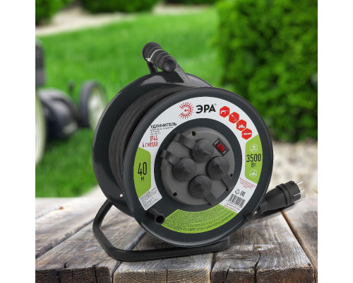Дополнительное фото Удлинитель силовой Эра RMx-4es-3x2.5-40m-IP44(KG) Б0043059: Купить в Интернет магазин освещения GCSVET.RU