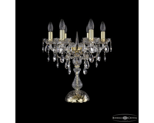 Основное фото Лампа настольная Bohemia Ivele Crystal 1415L/6/141-47 G: Купить в Интернет магазин освещения GCSVET.RU