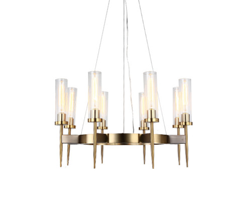 Основное фото Люстра подвесная Delight Collection Alouette KM0936P-8 brass: Купить в Интернет магазин освещения GCSVET.RU