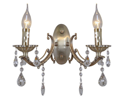 Дополнительное фото Настенный светильник Illumico IL9927-2WSQ-24 AB CASTOR: Купить в Интернет магазин освещения GCSVET.RU