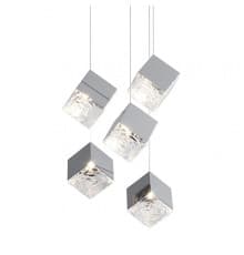 Светильник подвесной Delight Collection Pyrite 10301P/5 silver