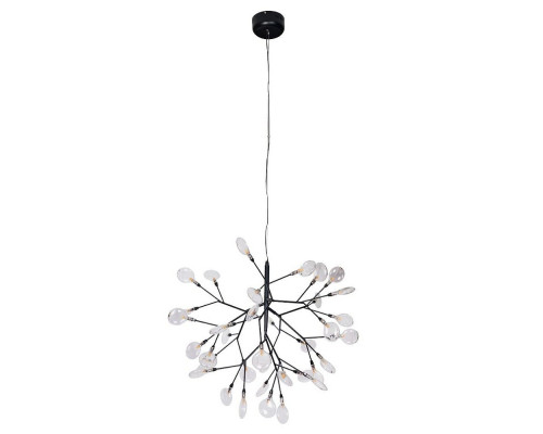 Основное фото Люстра подвесная Crystal Lux Evita SP36 Black/Transparent: Купить в Интернет магазин освещения GCSVET.RU