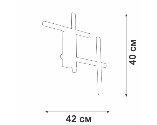 Дополнительное фото Светильник настенный Vitaluce V3043-1/4A: Купить в Интернет магазин освещения GCSVET.RU