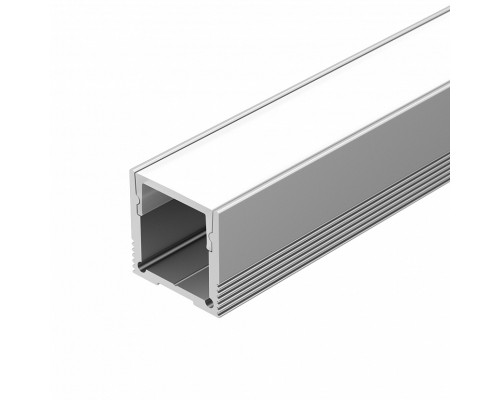 Основное фото Алюминиевый профиль с экраном Arlight SL-Slim20-H20-2000 Anod+Opal 036836: Купить в Интернет магазин освещения GCSVET.RU