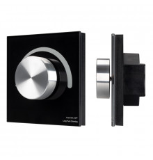 Панель Arlight Smart-P37-Dim-IN Black (230V, 1.2A, Triac, Rotary, 2.4G) 028109