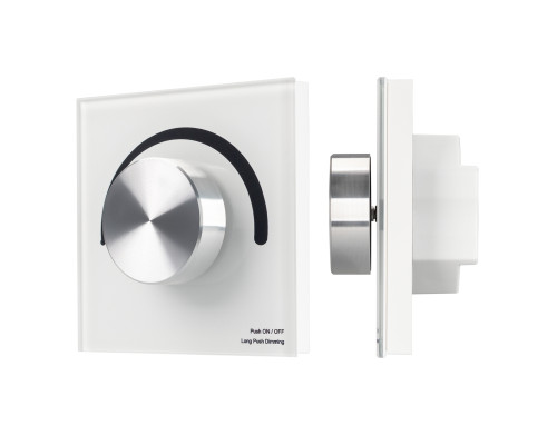 Основное фото Панель Arlight Smart-P1-Dim-G-IN White (3V, Rotary, 2.4G) 033752: Купить в Интернет магазин освещения GCSVET.RU