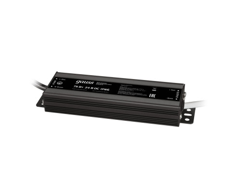 Дополнительное фото Блок питания Gauss 75Вт DC24 IP66 202022075: Купить в Интернет магазин освещения GCSVET.RU