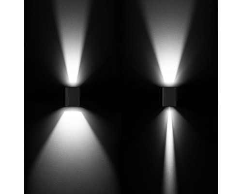 Дополнительное фото Светильник настенный для улицы Arlight LGD-WALL-VARIO-S104x129-2x6W Day4000 (GR, 1-80 deg) 029794: Купить в Интернет магазин освещения GCSVET.RU