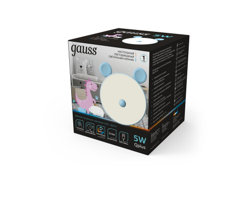 Дополнительное фото Лампа настольная Gauss Qplus NN7026: Купить в Интернет магазин освещения GCSVET.RU