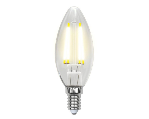 Основное фото Светодиодная лампочка Uniel AIR C LED-C35-6W/NW/E14/CL GLA01TR картон: Купить в Интернет магазин освещения GCSVET.RU