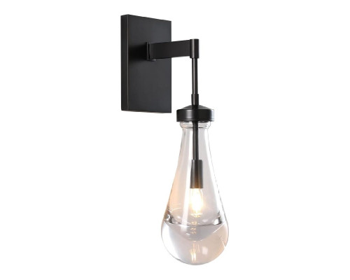 Основное фото Настенный светильник DeLight Collection Raindrop MT9093-1W black brushed gold: Купить в Интернет магазин освещения GCSVET.RU