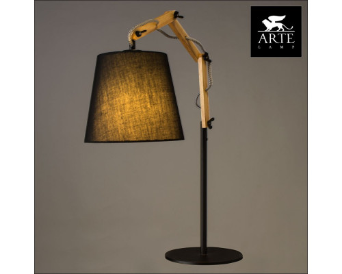 Дополнительное фото Лампа настольная Arte Lamp Pinocchio A5700LT-1BK: Купить в Интернет магазин освещения GCSVET.RU