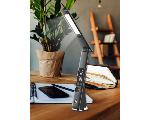 Дополнительное фото Лампа настольная (UL-00006770) Uniel TLD-567 Black/LED/300Lm/4500K/Dimmer: Купить в Интернет магазин освещения GCSVET.RU
