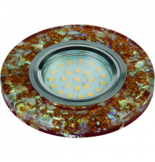 Светильник встраиваемый Fametto DLS-L103 GU5.3 CHROME/BROWN 10716