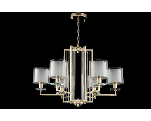 Дополнительное фото Люстра подвесная Crystal Lux Nicolas NICOLAS SP-PL6 GOLD/WHITE: Купить в Интернет магазин освещения GCSVET.RU