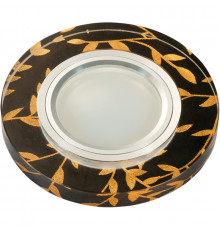 Светильник встраиваемый Fametto Luciole DLS-L204 GU5.3 CHROME/BLACK UL-00000379