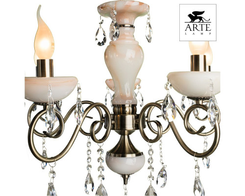 Дополнительное фото Люстра подвесная Arte Lamp Onyx Red A9591LM-5AB: Купить в Интернет магазин освещения GCSVET.RU