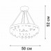 Дополнительное фото Люстра подвесная Vitaluce V5352-8/4S: Купить в Интернет магазин освещения GCSVET.RU