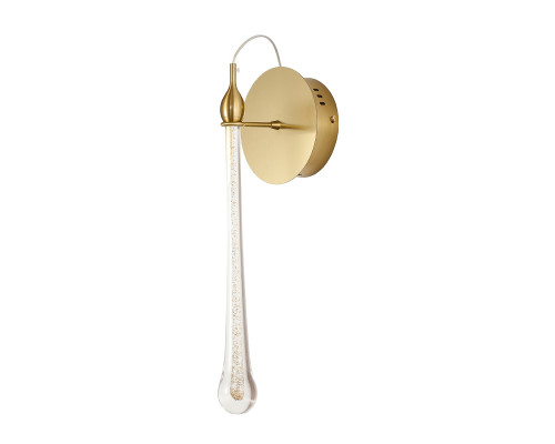Основное фото Светильник настенный Delight Collection Teardrop OM8201009-wall gold: Купить в Интернет магазин освещения GCSVET.RU