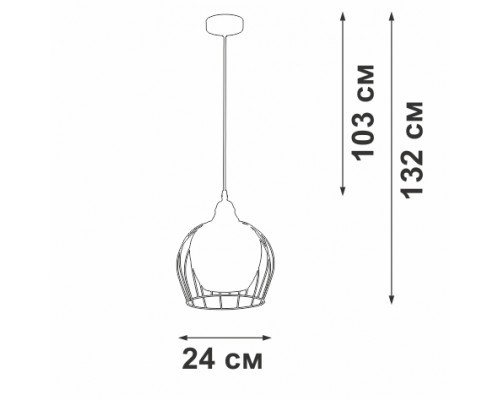 Дополнительное фото Светильник подвесной Vitaluce V2859-1/1S: Купить в Интернет магазин освещения GCSVET.RU