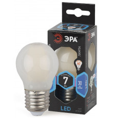 Светодиодная лампочка Эра F-LED P45-7W-840-E27 frost Б0027959