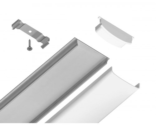 Дополнительное фото Алюминиевый накладной профиль Ambrella Light Alum Profile GP1600AL: Купить в Интернет магазин освещения GCSVET.RU