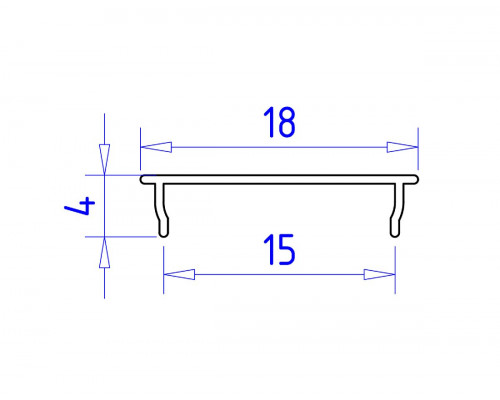 Дополнительное фото Алюминиевый накладной профиль Ambrella Light Alum Profile GP1600AL: Купить в Интернет магазин освещения GCSVET.RU