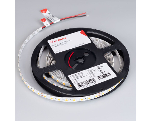 Дополнительное фото Лента светодиодная Arlight UL-B80-10mm 24V White6000 (11 W/m, IP20, 5m) 041373: Купить в Интернет магазин освещения GCSVET.RU