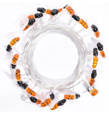 Гирлянда на солнечных батареях 380см разноцветная (UL-00004280) Uniel Пчелки USL-S-127/PT4000 Bees