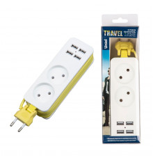 Удлинитель Uniel S-CT2-1,5U WHITE/GREEN UL-00011134