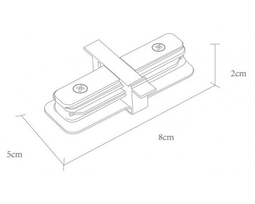 Дополнительное фото Коннектор прямой Arte Lamp Track Accessories A130133: Купить в Интернет магазин освещения GCSVET.RU