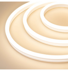 Лента светодиодная (герметичная) Arlight MOONLIGHT-SIDE-A140-12x24mm 24V Warm3000 (9.6 W/m, IP68, 2835, 5m, Wire x1) 038602