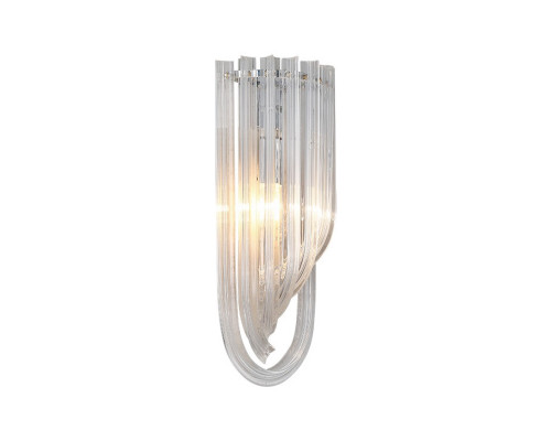 Основное фото Светильник настенный Delight Collection Murano Glass KR0116W-1 chrome: Купить в Интернет магазин освещения GCSVET.RU