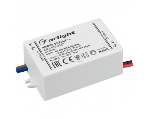 Основное фото Сетевой адаптер для светодиодной ленты Arlight ARJ 027594: Купить в Интернет магазин освещения GCSVET.RU